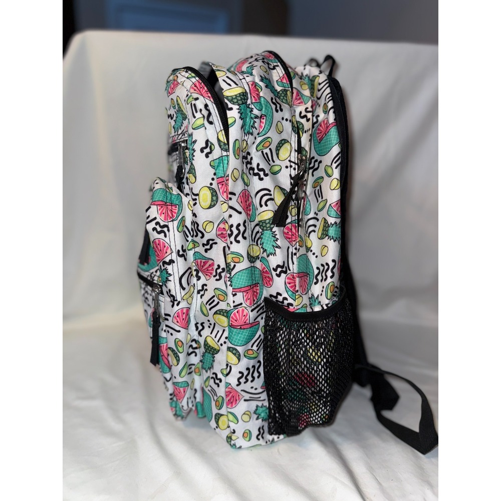 Jansport Fruit Ninja Kids Backpack Multicolor State College Adjustable Strap Bag - Picture 2 of 8
